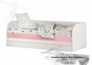 Кровать детская Трио Принцесса КРП-01